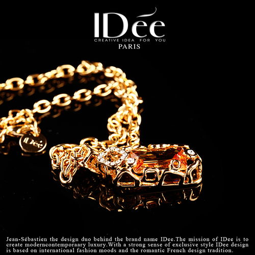彰顯不凡品位 法國idee時尚藝術飾品，華美寶石項鏈的藝術之魅